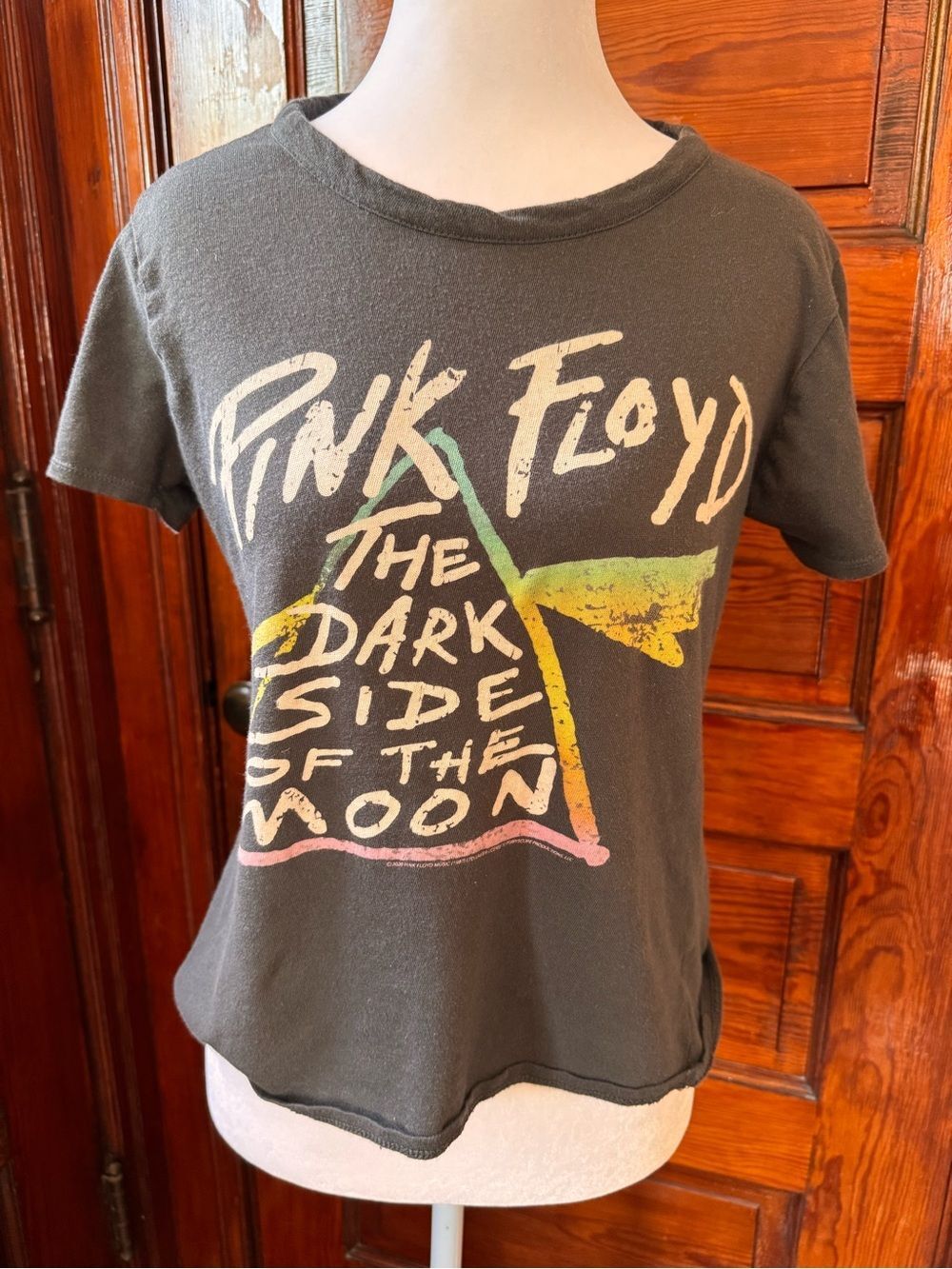 Pink Floyd Black Tiny Tee-Women’s Small- soft and stretchy